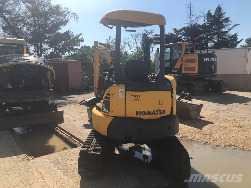 Komatsu PC 30 MR-2 Mini ekskavatörler, 7 tona dek