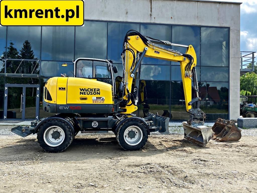 Wacker Neuson EW 100 Lastik tekerli ekskavatörler