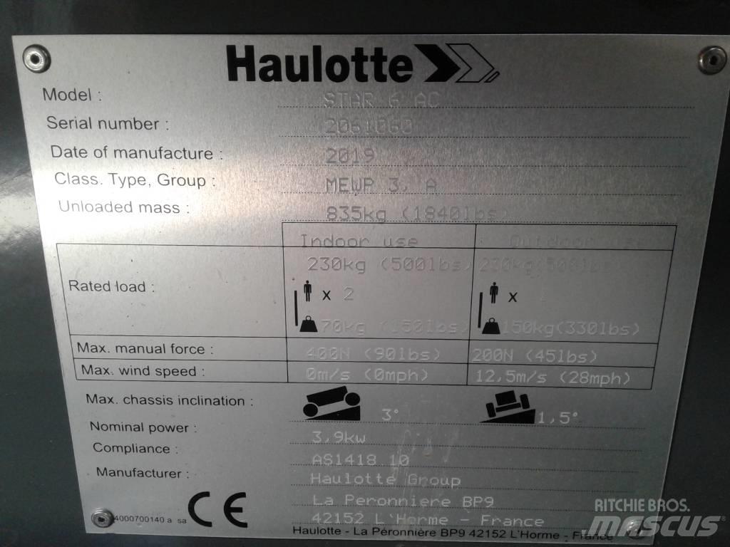Haulotte Star 6 Personel Platformları ve Cephe Asansörleri