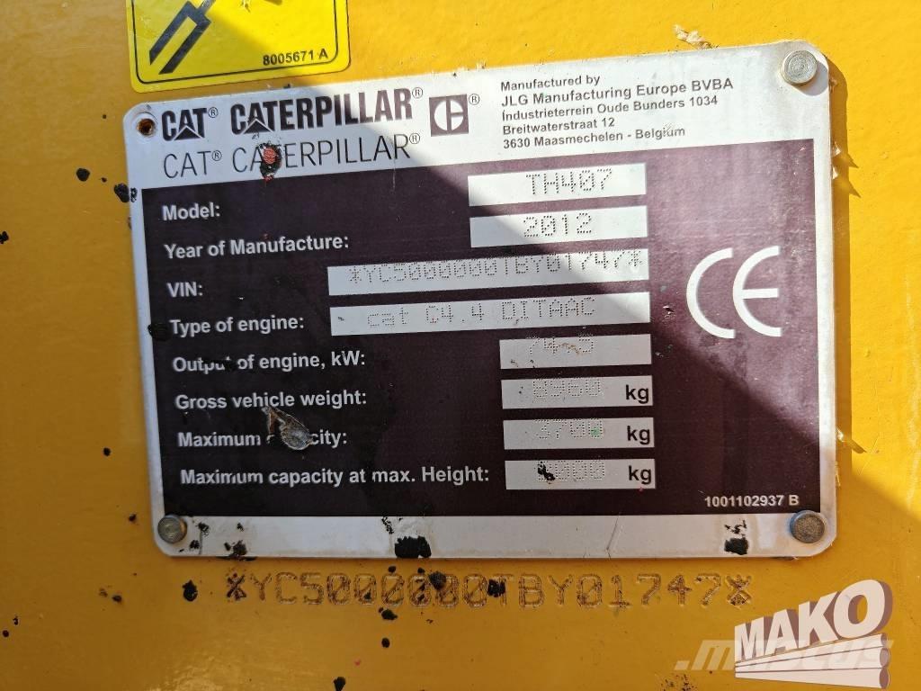 CAT TH 407 Teleskopik yükleyiciler