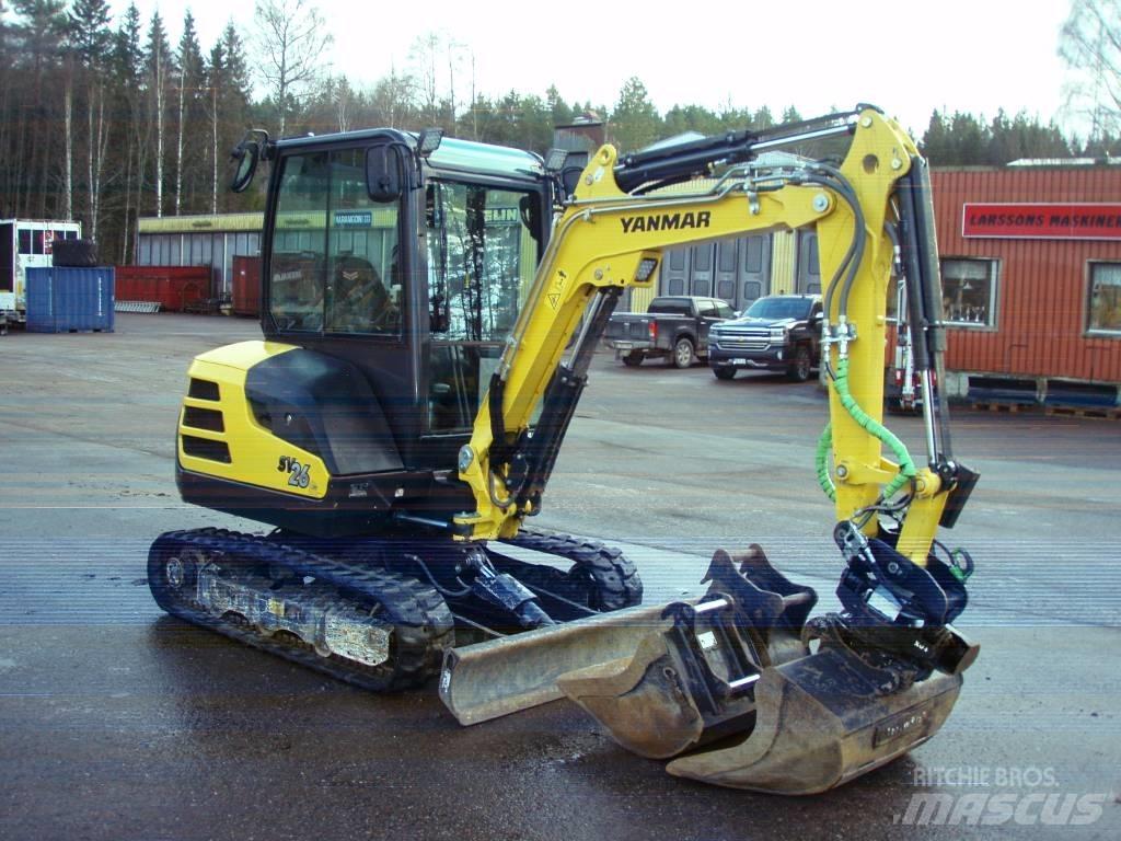 Yanmar SV 26 Mini ekskavatörler, 7 tona dek