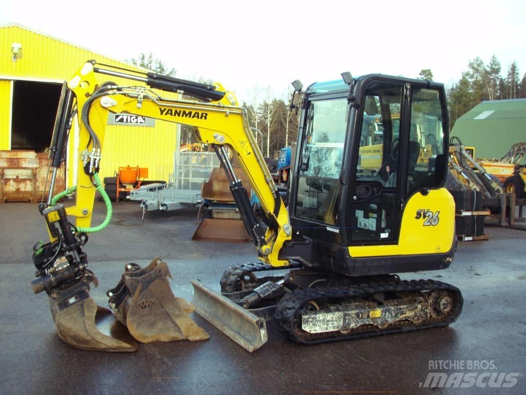 Yanmar SV 26 Mini ekskavatörler, 7 tona dek