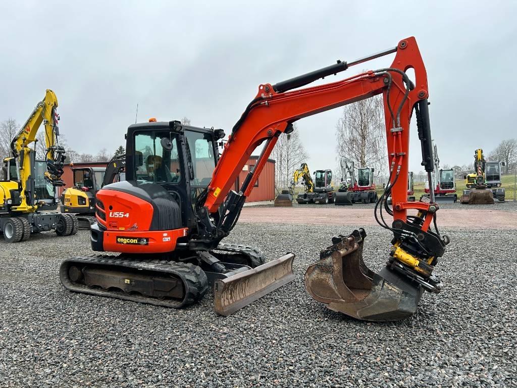 Kubota U55-4 Mini ekskavatörler, 7 tona dek