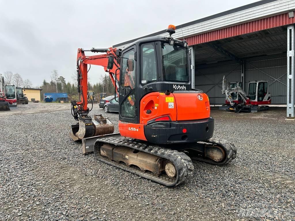 Kubota U55-4 Mini ekskavatörler, 7 tona dek