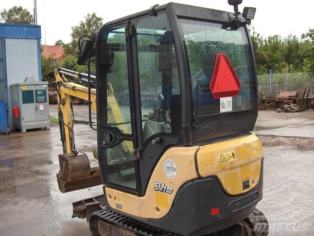 Yanmar SV 18 Mini ekskavatörler, 7 tona dek