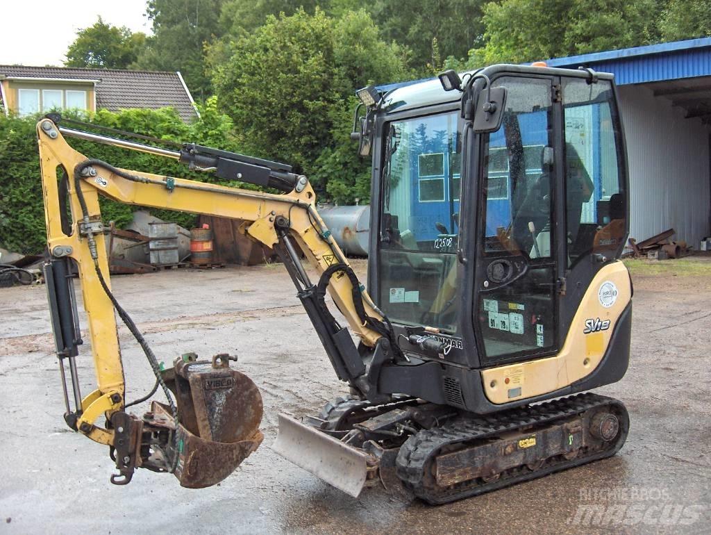 Yanmar SV 18 Mini ekskavatörler, 7 tona dek