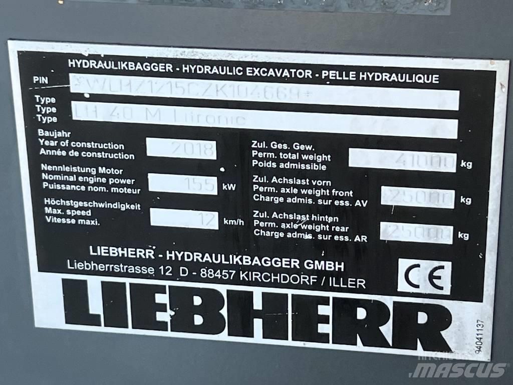 Liebherr LH 40 M ERC Digerleri