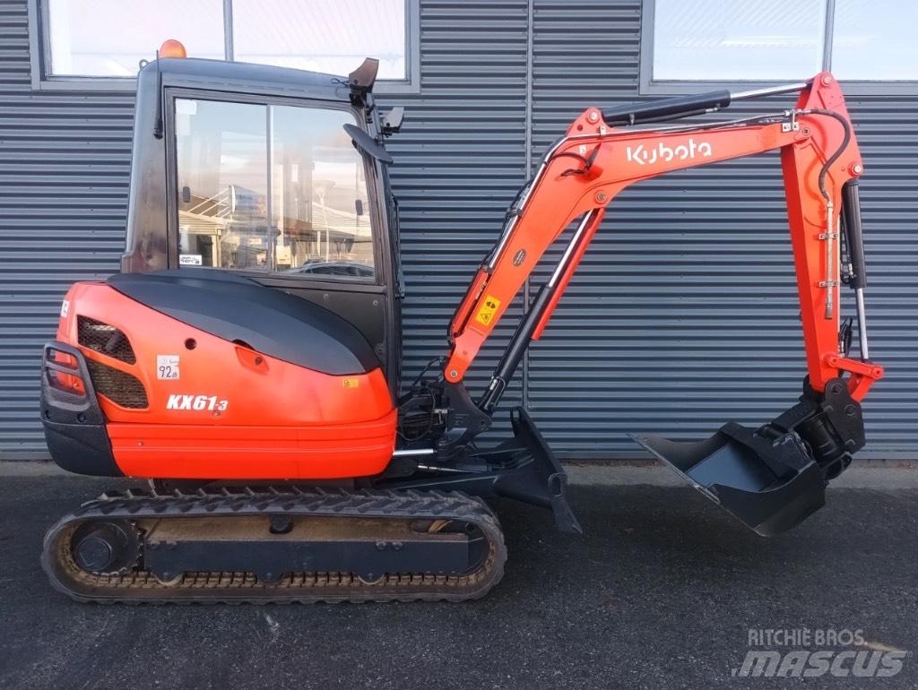 Kubota kx61-3 Mini ekskavatörler, 7 tona dek