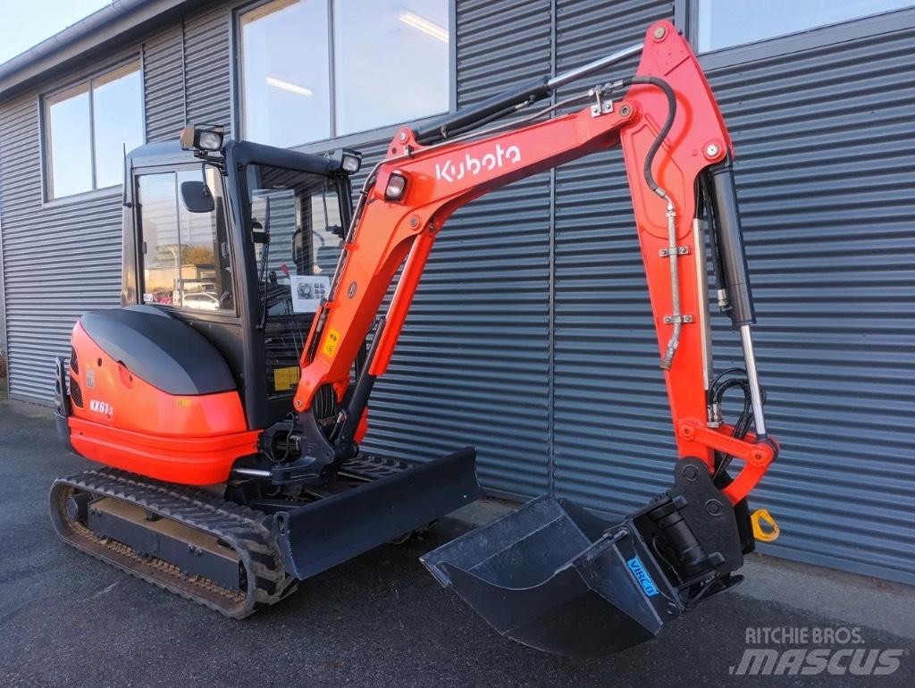 Kubota kx61-3 Mini ekskavatörler, 7 tona dek