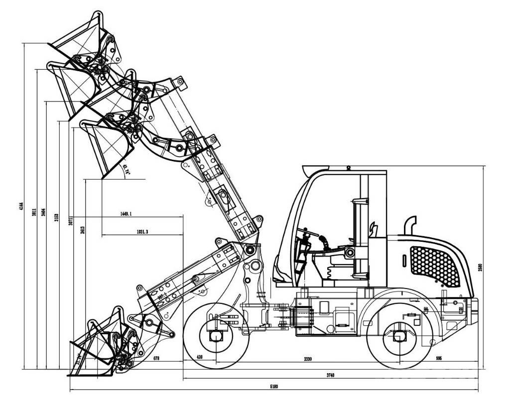  Manitech  MTech 4,5T Teleskopik tekerlekli yükleyiciler