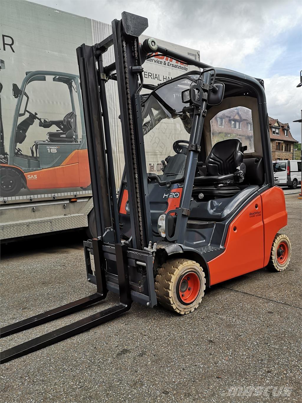 Linde H20 T-01 LPG'li forkliftler