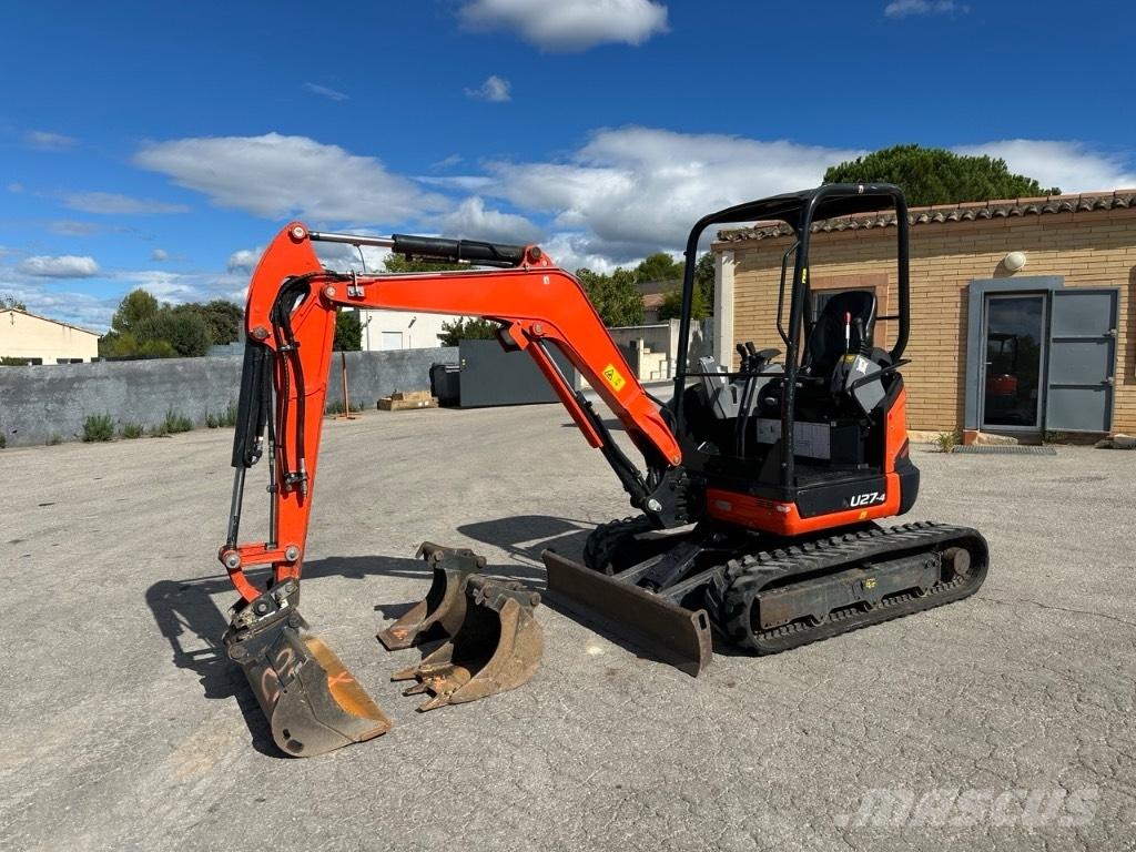 Kubota U 27-4 Mini ekskavatörler, 7 tona dek