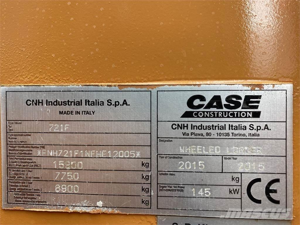 CASE 721F Tekerlekli yükleyiciler