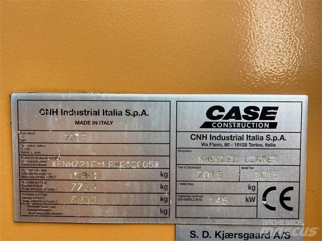 CASE 721F Tekerlekli yükleyiciler