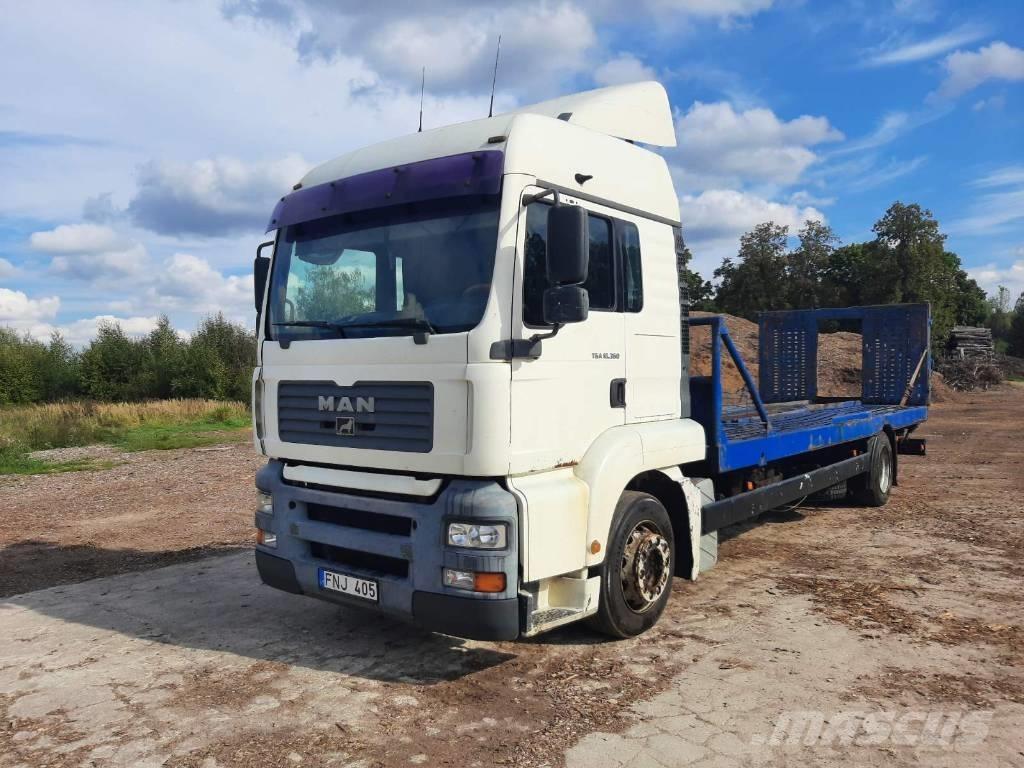 MAN TGA 18.360 Flatbed kamyonlar
