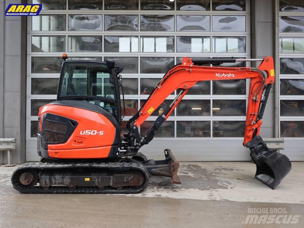 Kubota U 50-5 Mini ekskavatörler, 7 tona dek