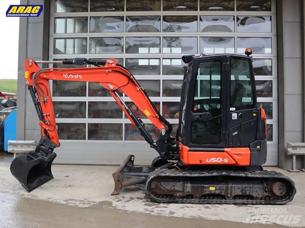 Kubota U 50-5 Mini ekskavatörler, 7 tona dek