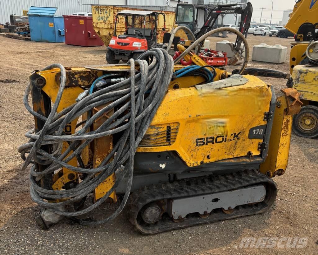 Brokk 170 Mini ekskavatörler, 7 tona dek