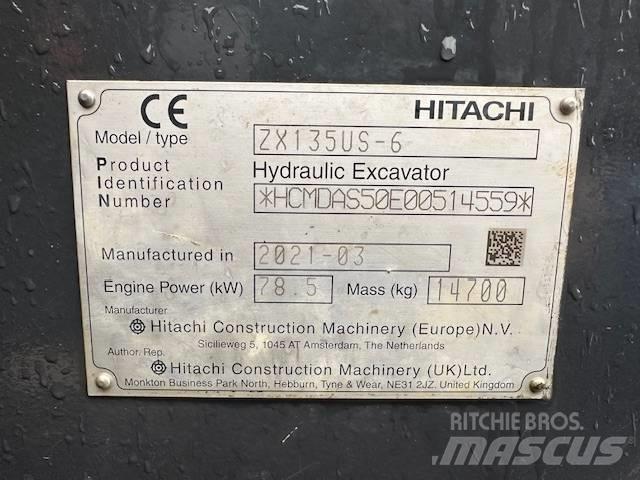 Hitachi ZX 135 US-6 Paletli ekskavatörler