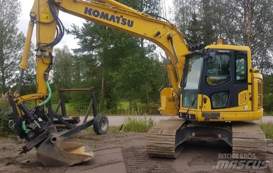 Komatsu PC 138 US Paletli ekskavatörler