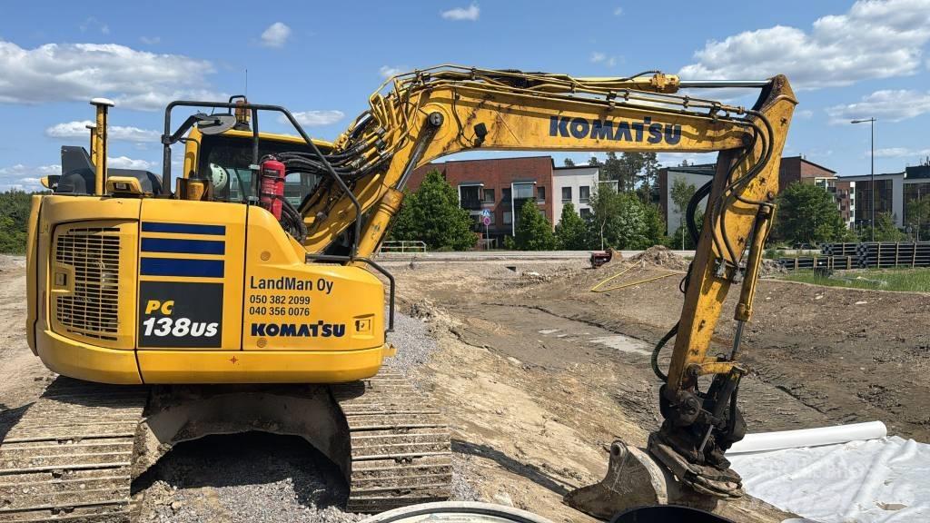 Komatsu PC 138 US Paletli ekskavatörler