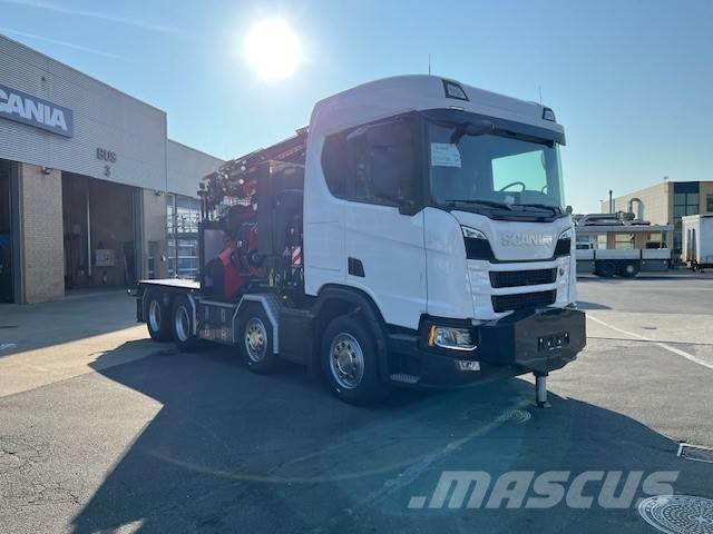 Scania R 560 Araç üzeri vinçler