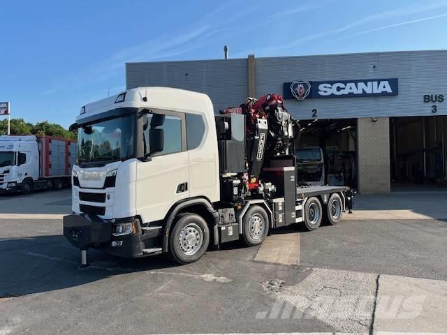 Scania R 560 Araç üzeri vinçler