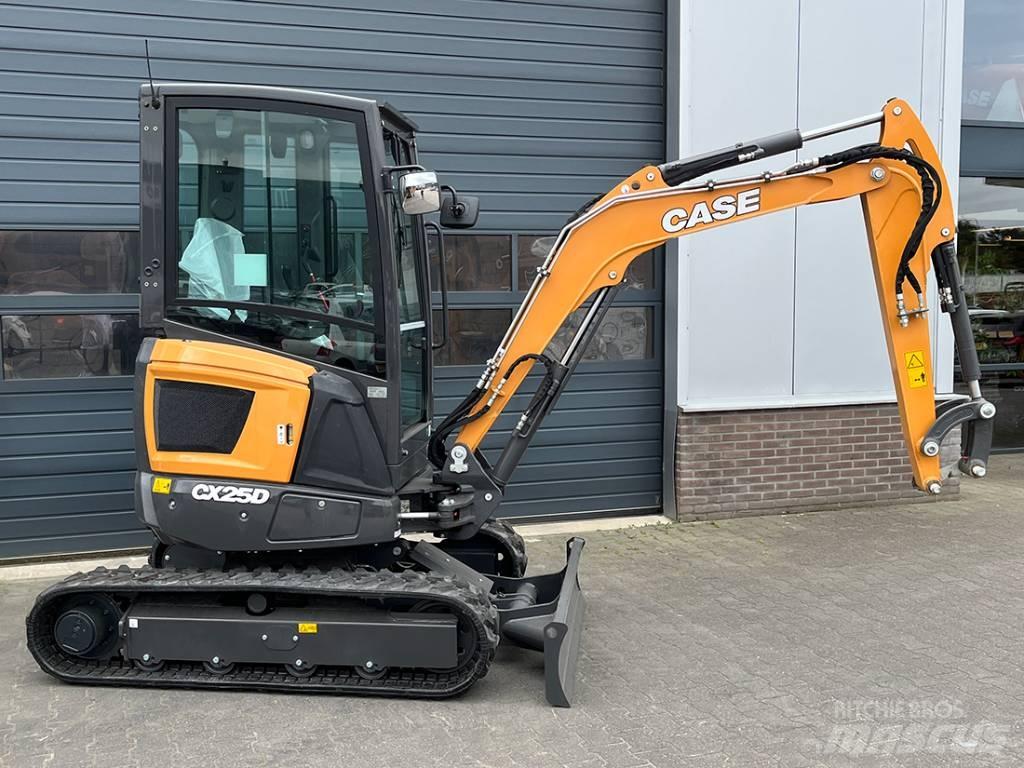 CASE CX 25 D Mini ekskavatörler, 7 tona dek