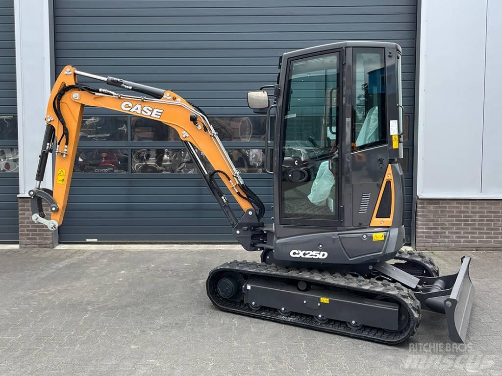 CASE CX 25 D Mini ekskavatörler, 7 tona dek