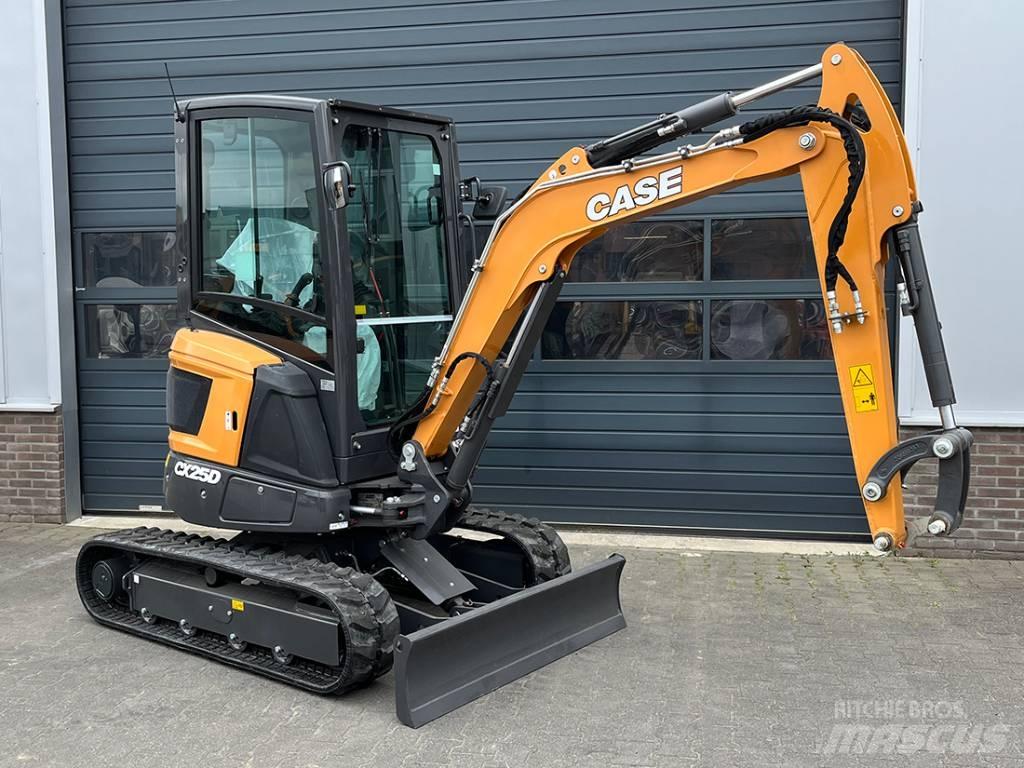 CASE CX 25 D Mini ekskavatörler, 7 tona dek