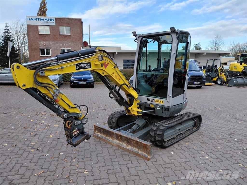Wacker Neuson EZ26 Paletli ekskavatörler