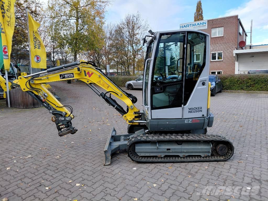 Wacker Neuson EZ26 Paletli ekskavatörler