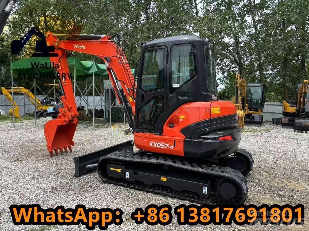 Kubota KX 057-4 Mini ekskavatörler, 7 tona dek