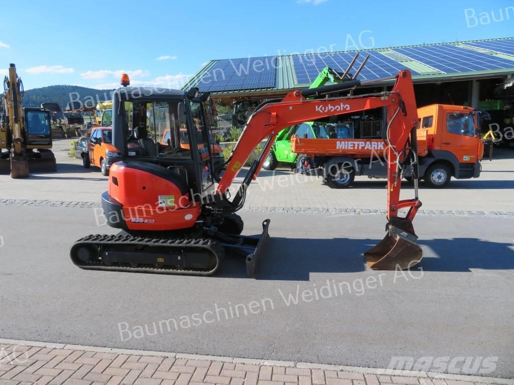 Kubota U 35-3 Mini ekskavatörler, 7 tona dek