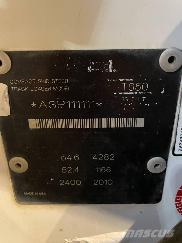 Bobcat T 650 Paletli yükleyiciler