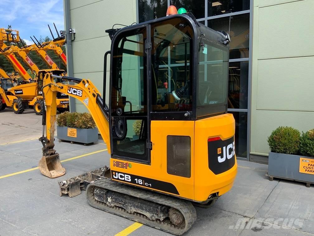 JCB 16 C-1 Mini ekskavatörler, 7 tona dek