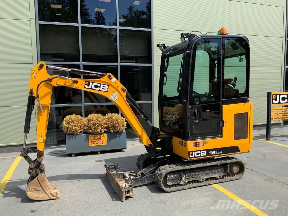 JCB 16 C-1 Mini ekskavatörler, 7 tona dek