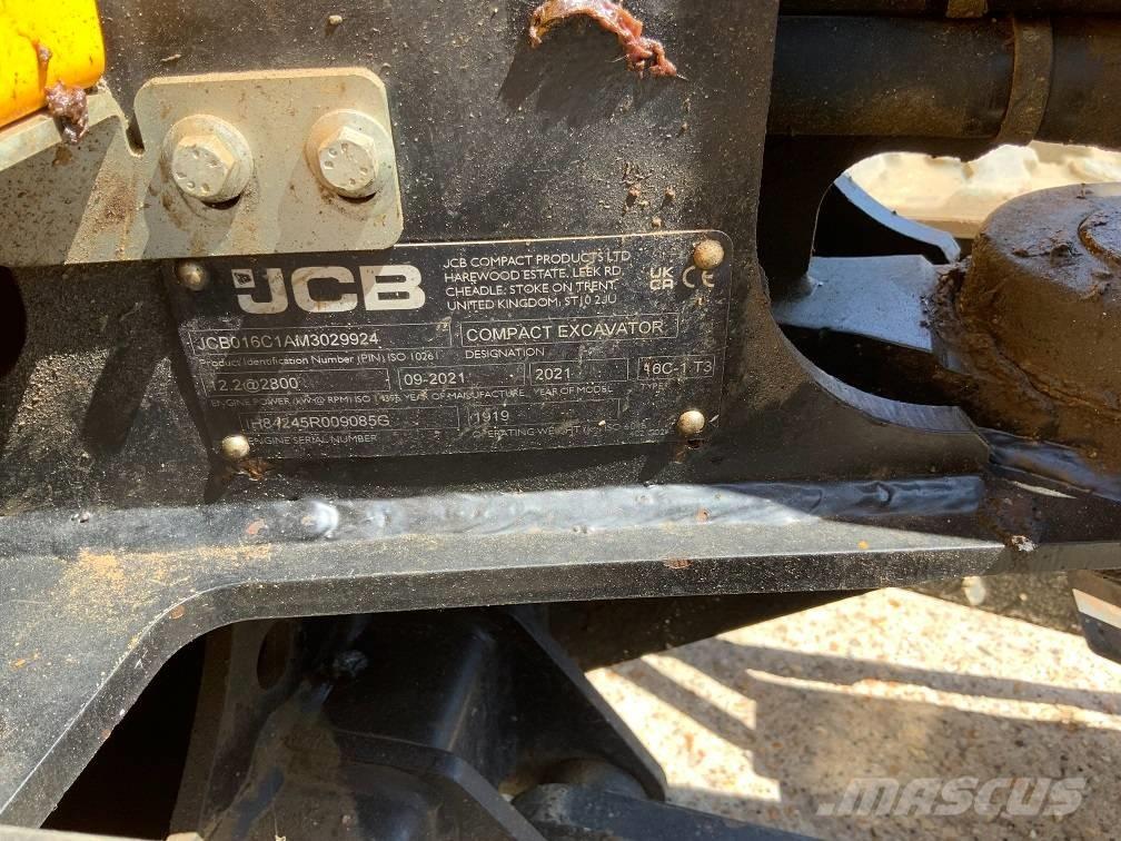JCB 16 C-1 Mini ekskavatörler, 7 tona dek
