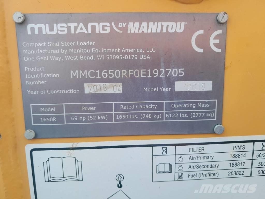 Mustang 1650 R Skid steer loderler