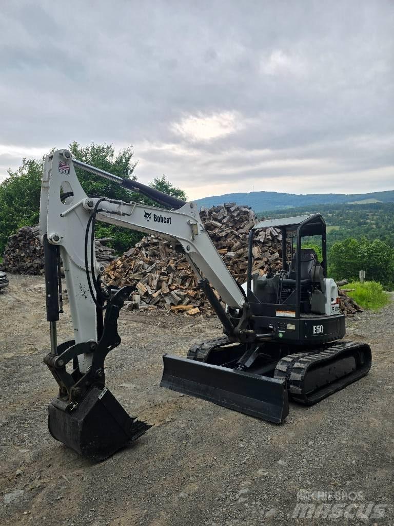 Bobcat E 50 Mini ekskavatörler, 7 tona dek