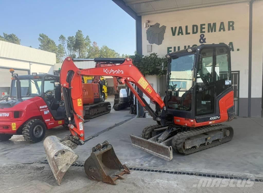 Kubota KX 027-4 Mini ekskavatörler, 7 tona dek