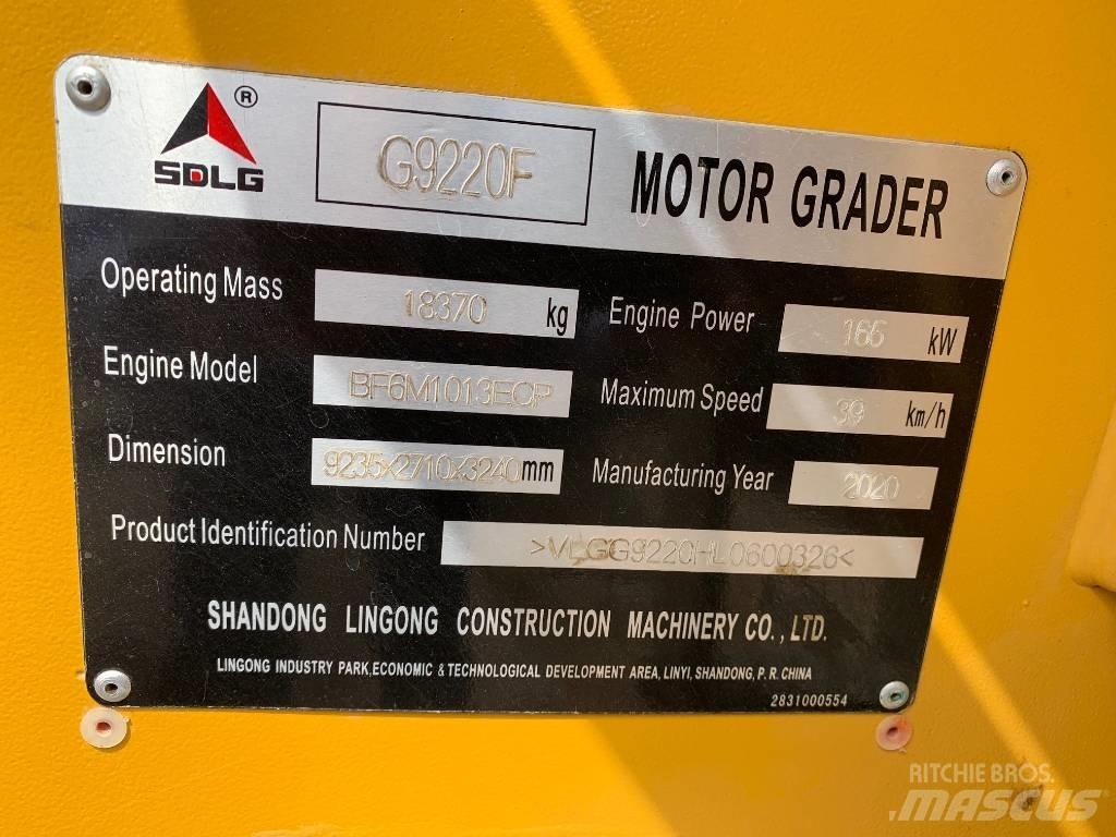SDLG G 9220 Greyderler