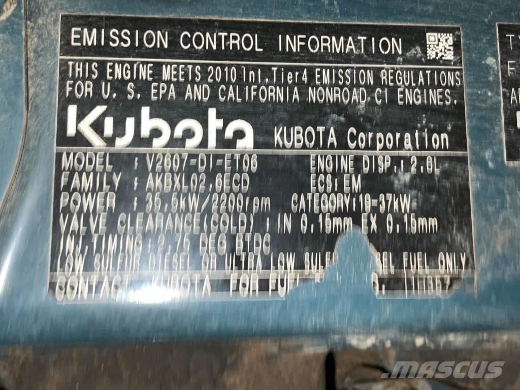 Kubota U 55-4 Mini ekskavatörler, 7 tona dek