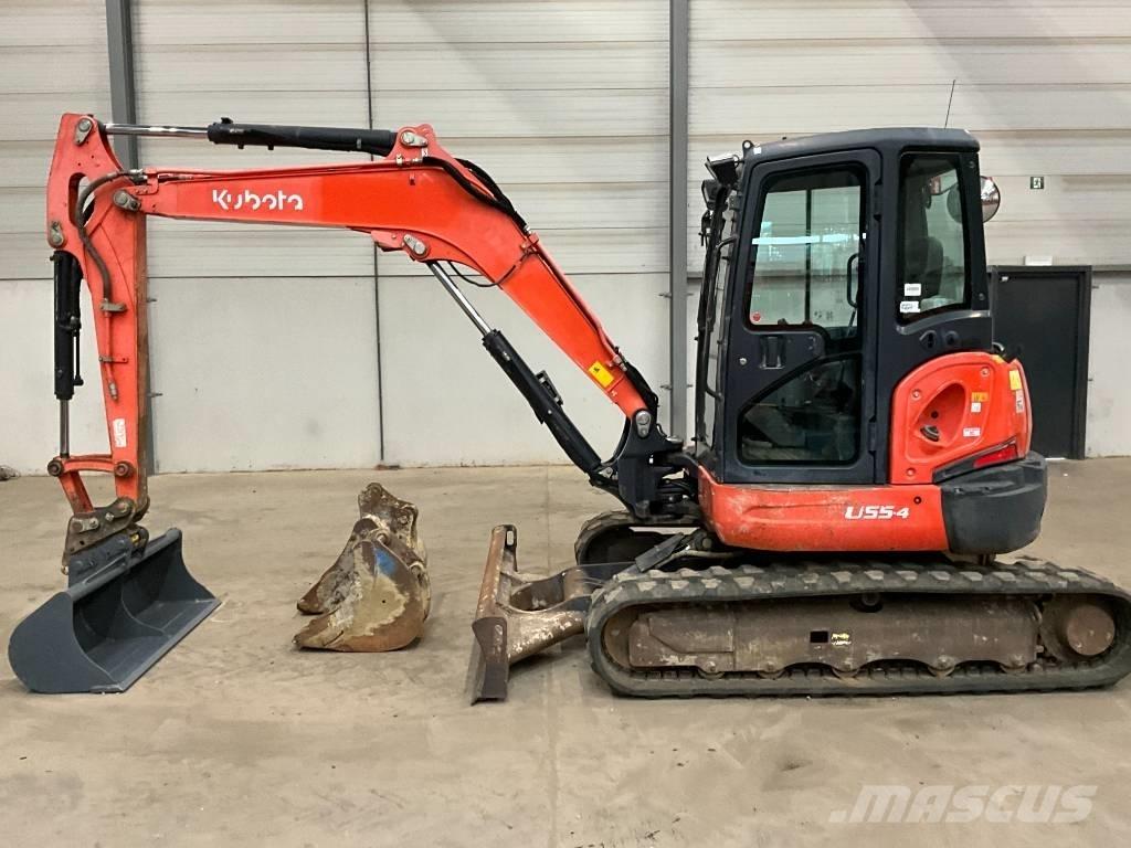 Kubota U 55-4 Mini ekskavatörler, 7 tona dek