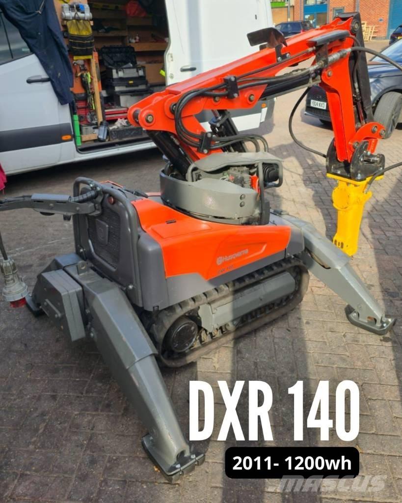 Husqvarna DXR 140 Mini ekskavatörler, 7 tona dek