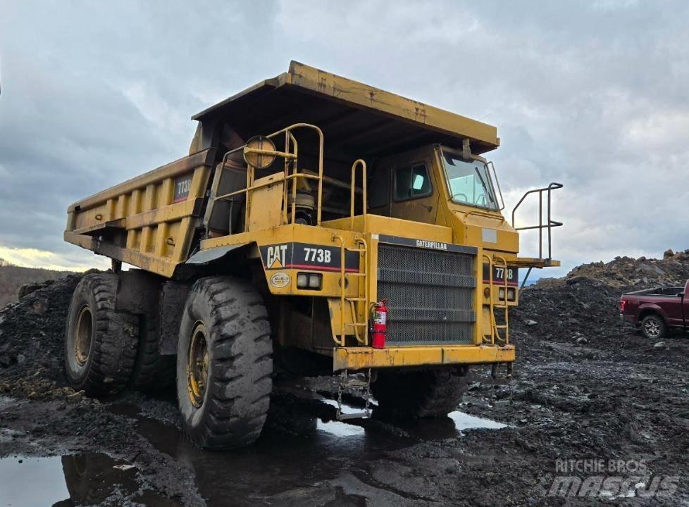 CAT 773 B Belden kirma kaya kamyonu