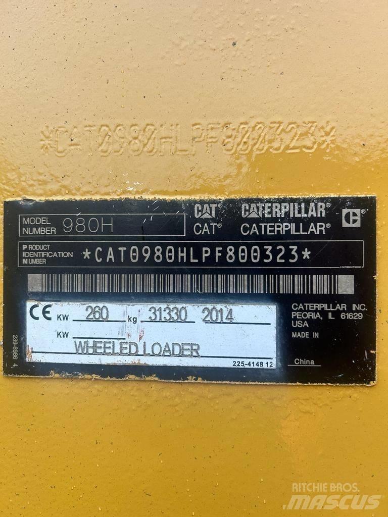 CAT 980H Tekerlekli yükleyiciler