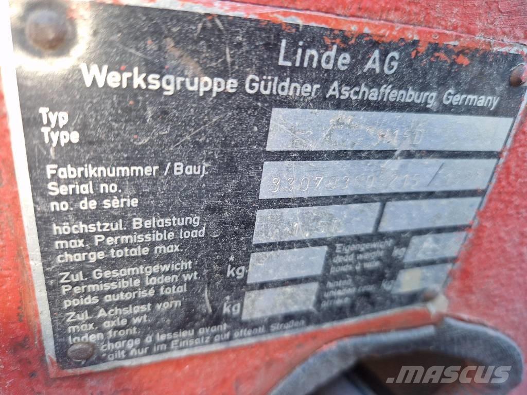 Linde H 15 D Dizel forkliftler