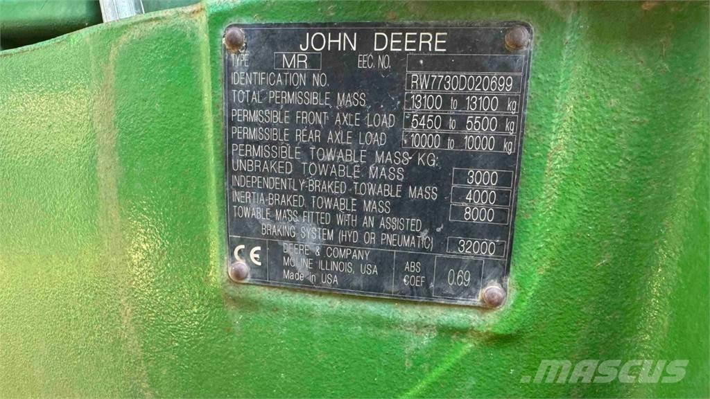 John Deere 7730 Traktörler