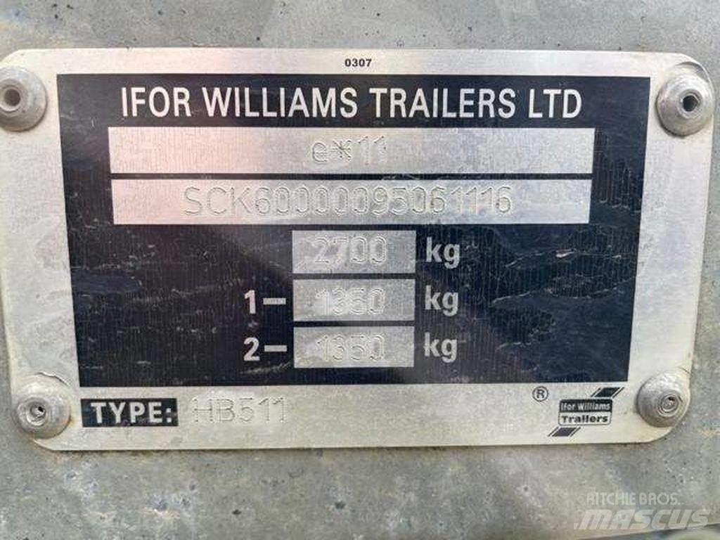 Ifor Williams HB 511 Hayvan nakil römorklari